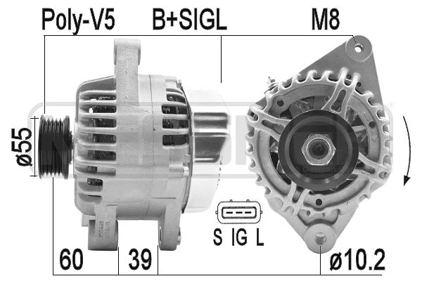 Alternator (209443A)