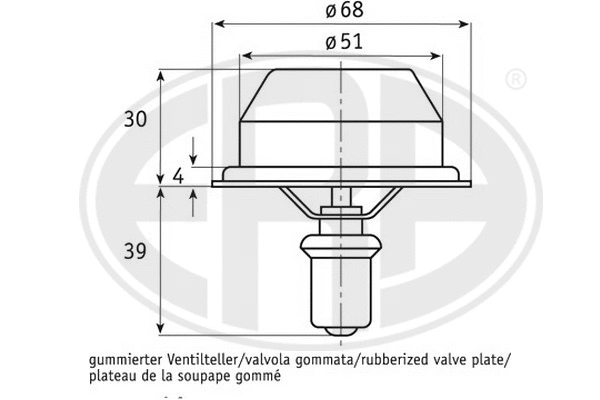 Thermostat, coolant (350338)