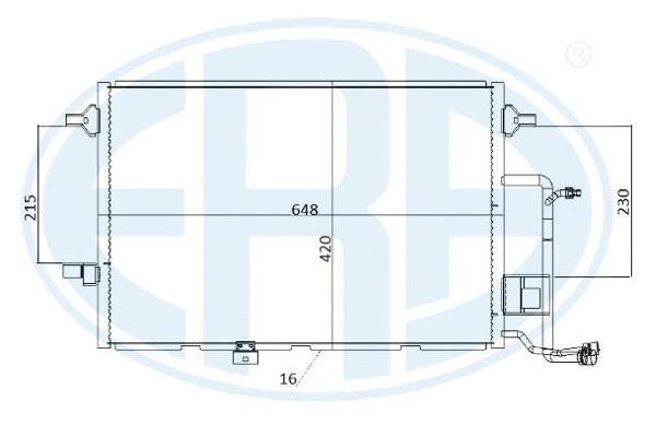 Condenser, air conditioning (667217)