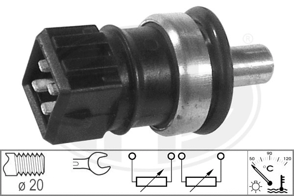 Sensor, coolant temperature (330636)