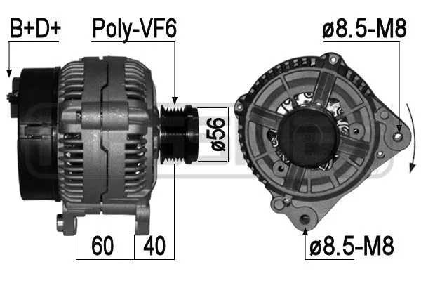 Alternator (209067A)