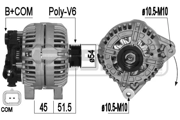 Alternator (209099A)