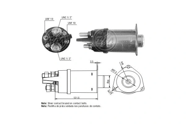 Solenoid Switch, starter (ZM468)