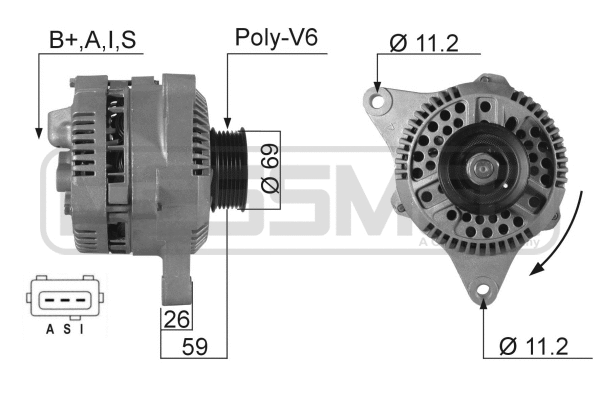 Alternator (210136R)