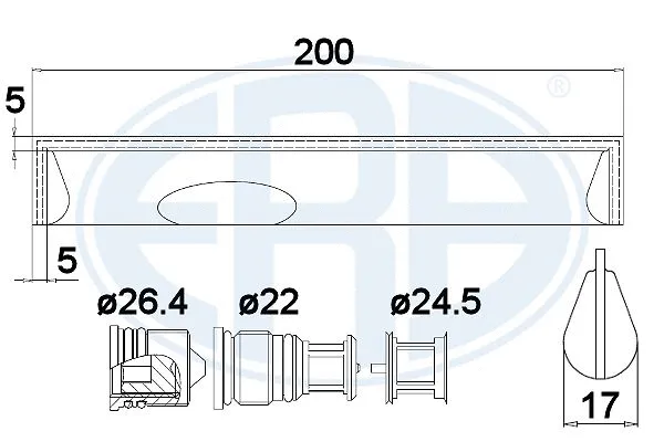 Dryer, air conditioning (668011)