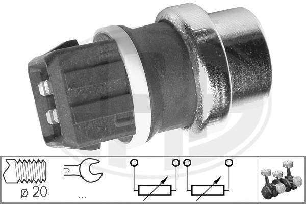 Sensor, coolant temperature (330287)