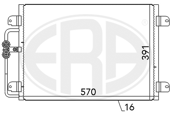 Condenser, air conditioning (667143)