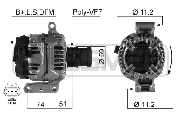 Alternator (210278A)