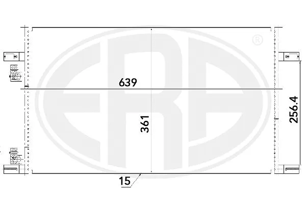 Condenser, air conditioning (667235)