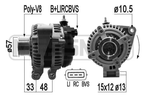Alternator (209407A)