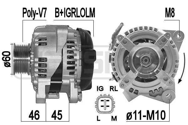 Alternator (209501A)