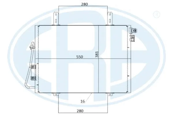 Condenser, air conditioning (667211)