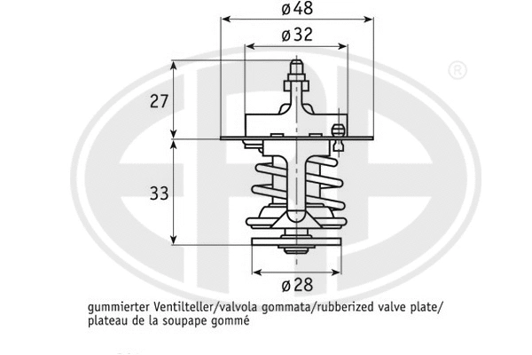 Thermostat, coolant (350294)