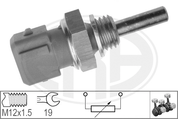 Sensor, coolant temperature (330135)