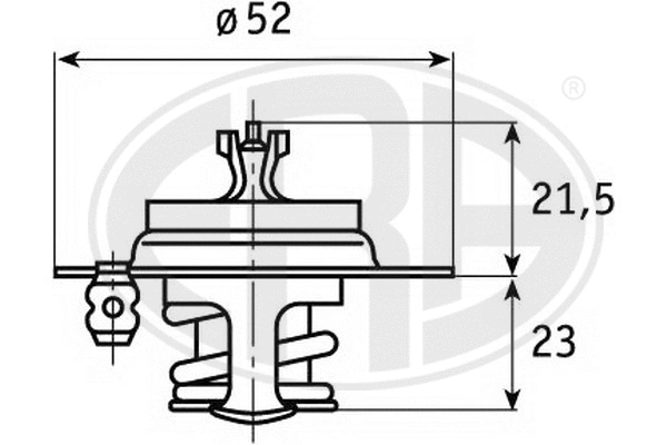Thermostat, coolant (350320)