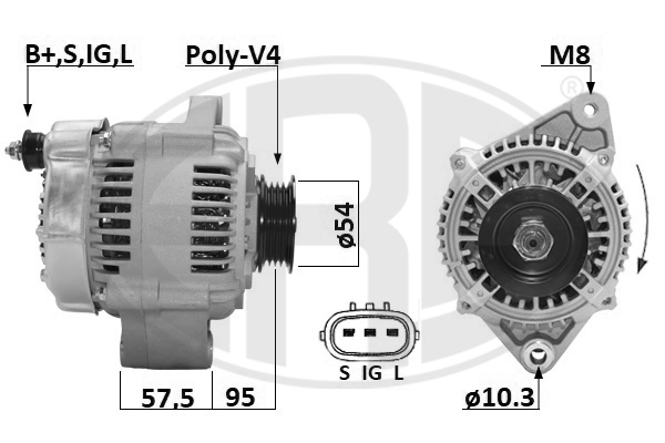 Alternator (209662A)