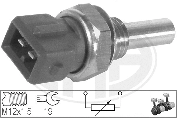 Sensor, coolant temperature (330116)