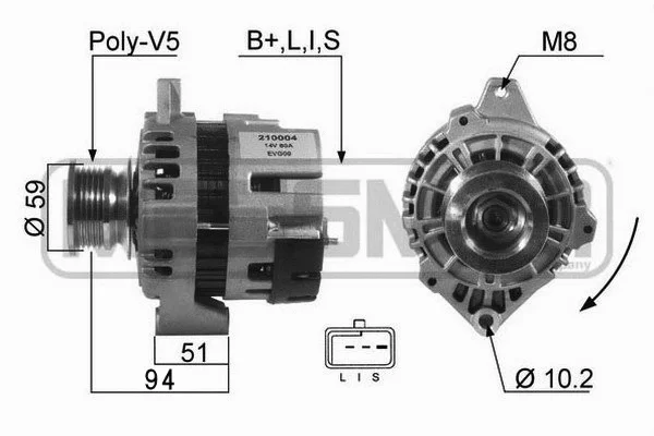Alternator (210004A)