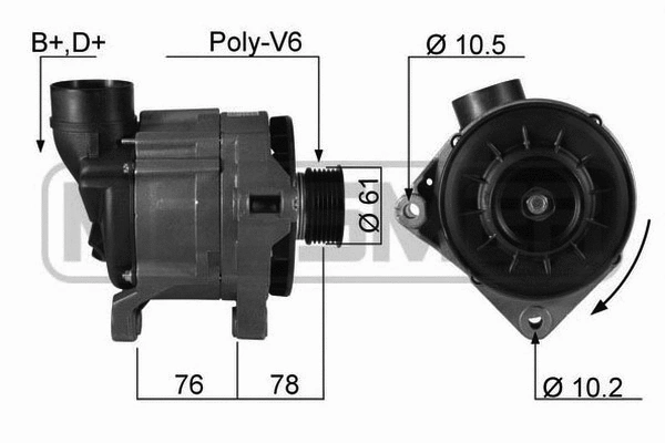 Alternator (210144R)