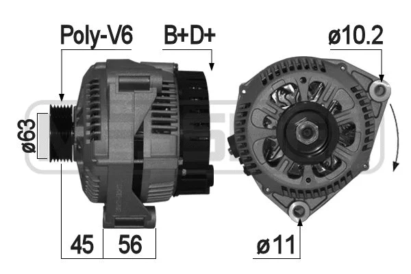 Alternator (209155A)
