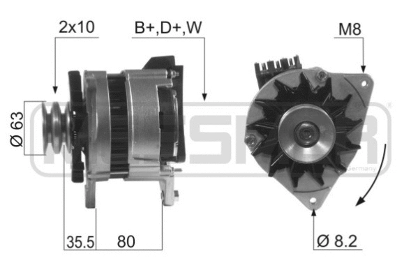 Alternator (210615A)