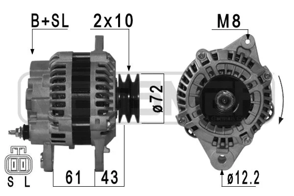 Alternator (210950A)