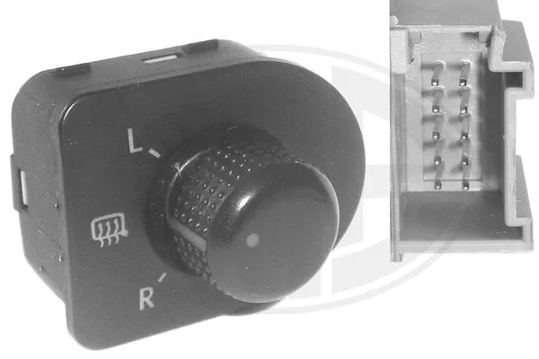 Switch, exterior rearview mirror adjustment (662398)