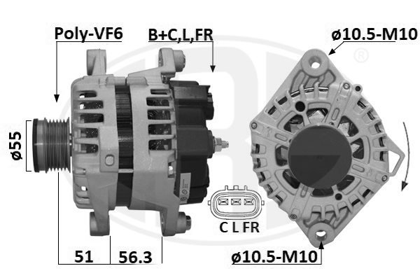 Alternator (209642A)