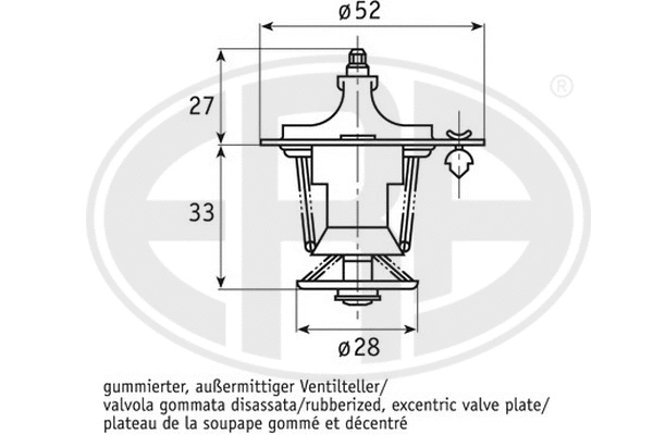 Thermostat, coolant (350353)