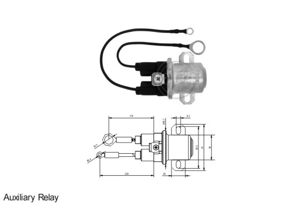 Solenoid Switch, starter (ZM1409)