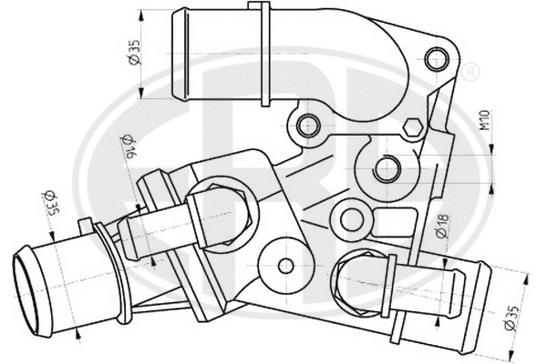 Thermostat, coolant (350250)