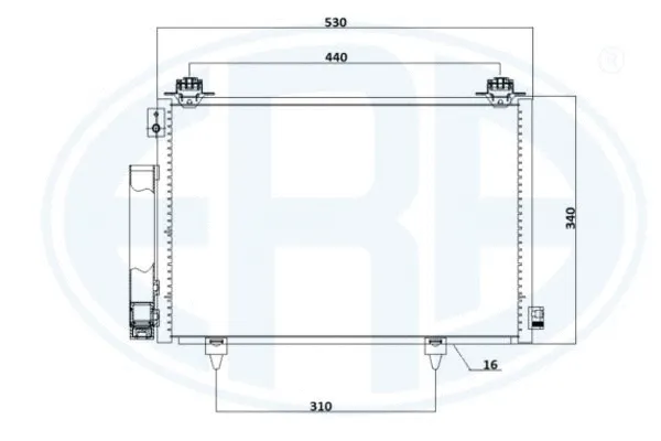 Condenser, air conditioning (667258)