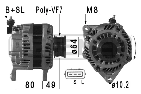 Alternator (210928A)