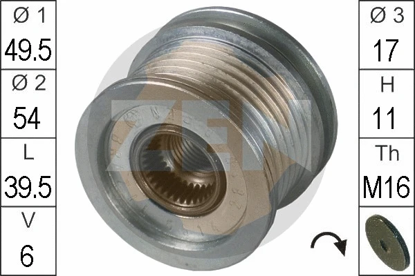 Alternator Freewheel Clutch (ZN5514)