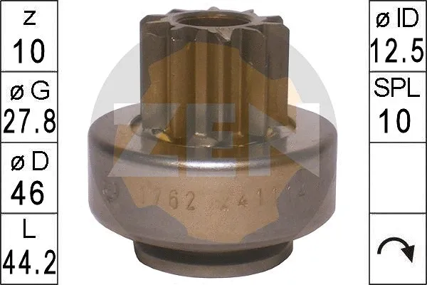 Freewheel Gear, starter (ZN1762)
