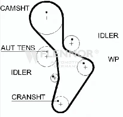 Timing Belt (4505V)