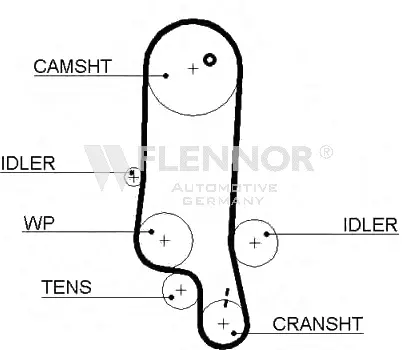 Timing Belt (4454V)