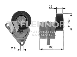 Tensioner Pulley, V-ribbed belt (FS99389)
