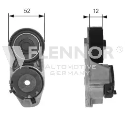 Tensioner Pulley, V-ribbed belt (FS23914)