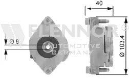 Tensioner Pulley, V-ribbed belt (FA99010)