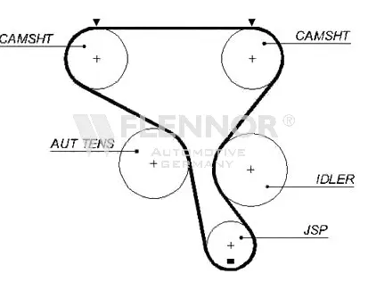 Timing Belt (4462V)
