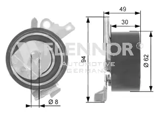 Tensioner Pulley, timing belt