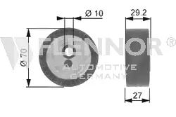 Tensioner Pulley, V-ribbed belt