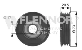 Tensioner Pulley, V-ribbed belt
