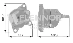 Tensioner Pulley, V-ribbed belt