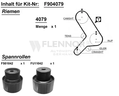 Timing Belt Kit (F904079)