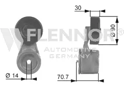 Tensioner Pulley, V-ribbed belt (FS99264)