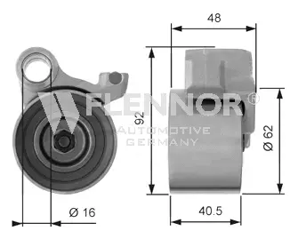 Tensioner Pulley, timing belt (FS60690)