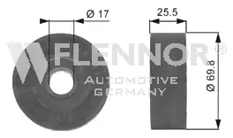 Deflection/Guide Pulley, V-ribbed belt