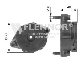 Tensioner Pulley, V-ribbed belt (FA99048)